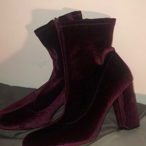 Madden Girl Velvet Boots